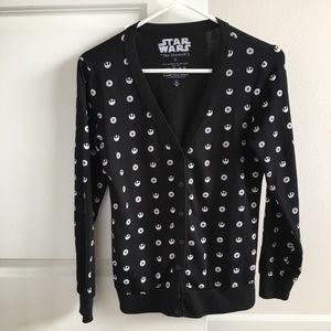 Her Universe Star Wars Logo cardigan